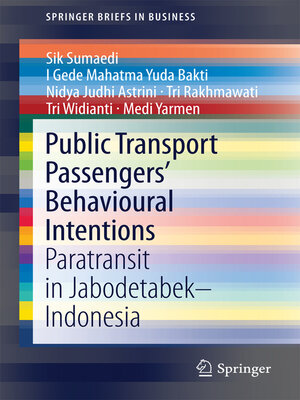 cover image of Public Transport Passengers' Behavioural Intentions